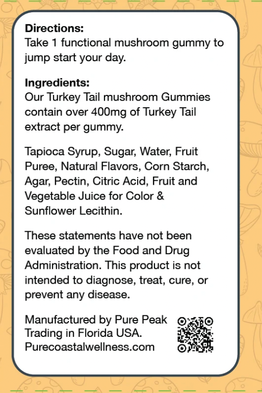 Turkey Tail Immunity Boost Gummies